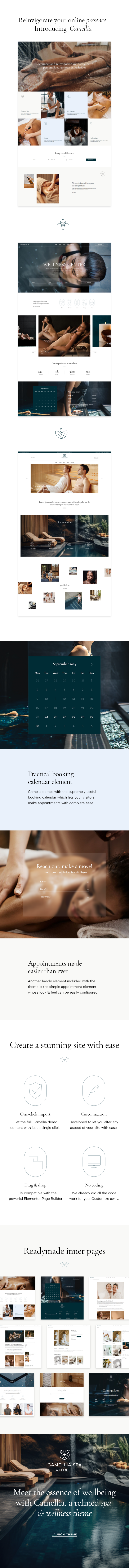 Camellia - Spa & Wellness WordPress Theme - 2